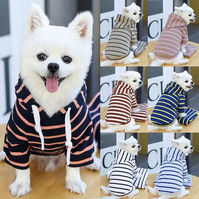 New Spring Summer Dog Hoodies Puppy Small Dog Costume Shirt Yorkshire Terrier Pomeranian Bichon Poodle Maltese Clothing Coat