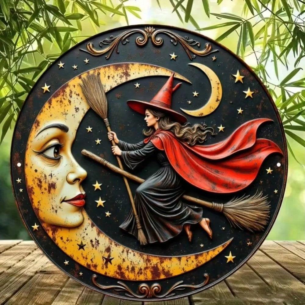 Tin Painting 20x20cm Handmade Metal Wall Art Decor