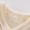 Newborn Side Snap Tops Pink Thicken Easy To Wear Infant Side Snap Shirts for Infant Girls Boys