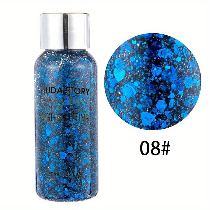 Halloween Gel Mermaid Scale Face Body Sequins Liquid Eye Shadow Halloween Christmas Party Laser Cream