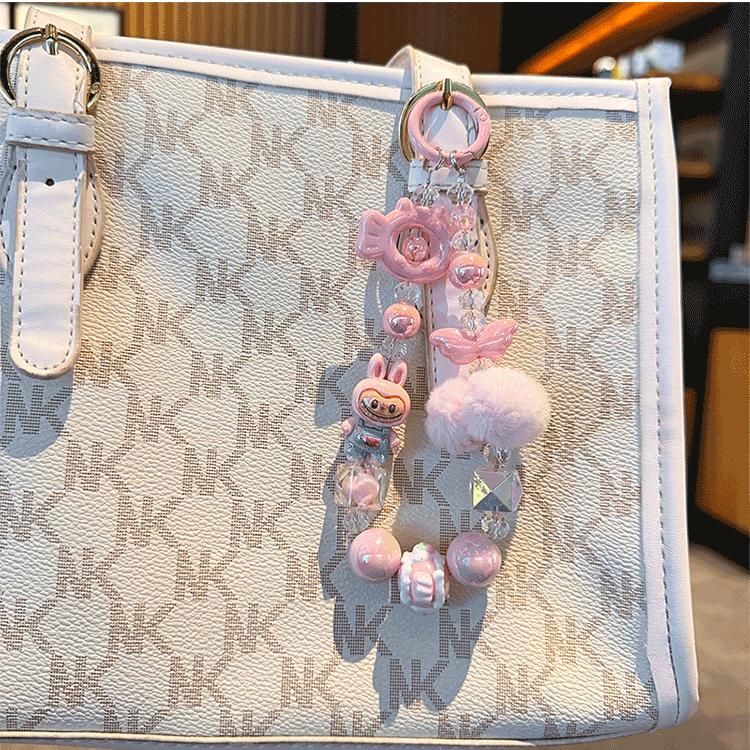 Labu Trendy Mobile Phone Chain DIY Bead String Phone Case Hanging Rope Girlfriend Friend Gift Bag Pendant