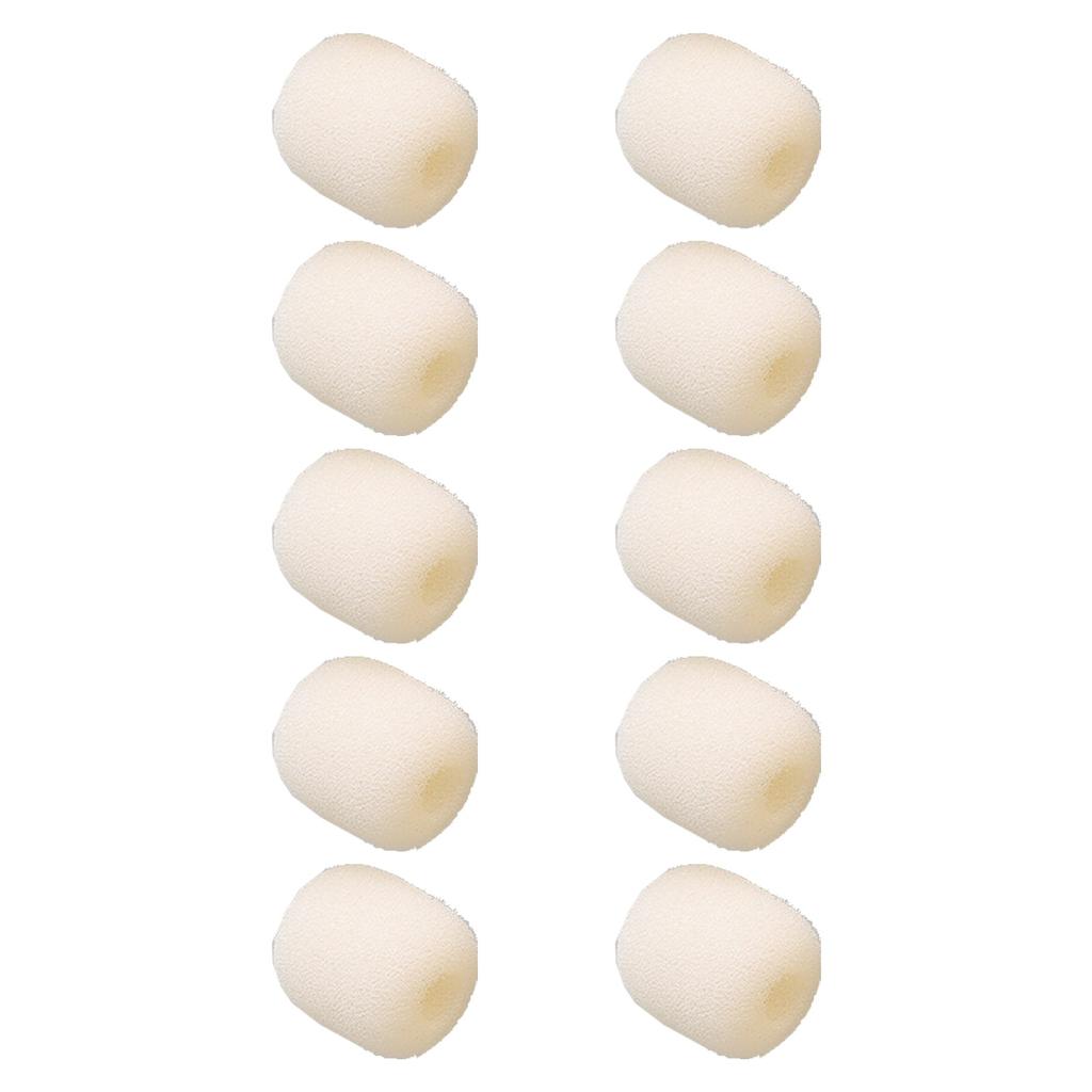 10 Peças Para-brisa para Microfone de Lapela Cobertura de Espuma para Microfone de Headset Para-brisa para Microfone Lavalier para Microfone K9