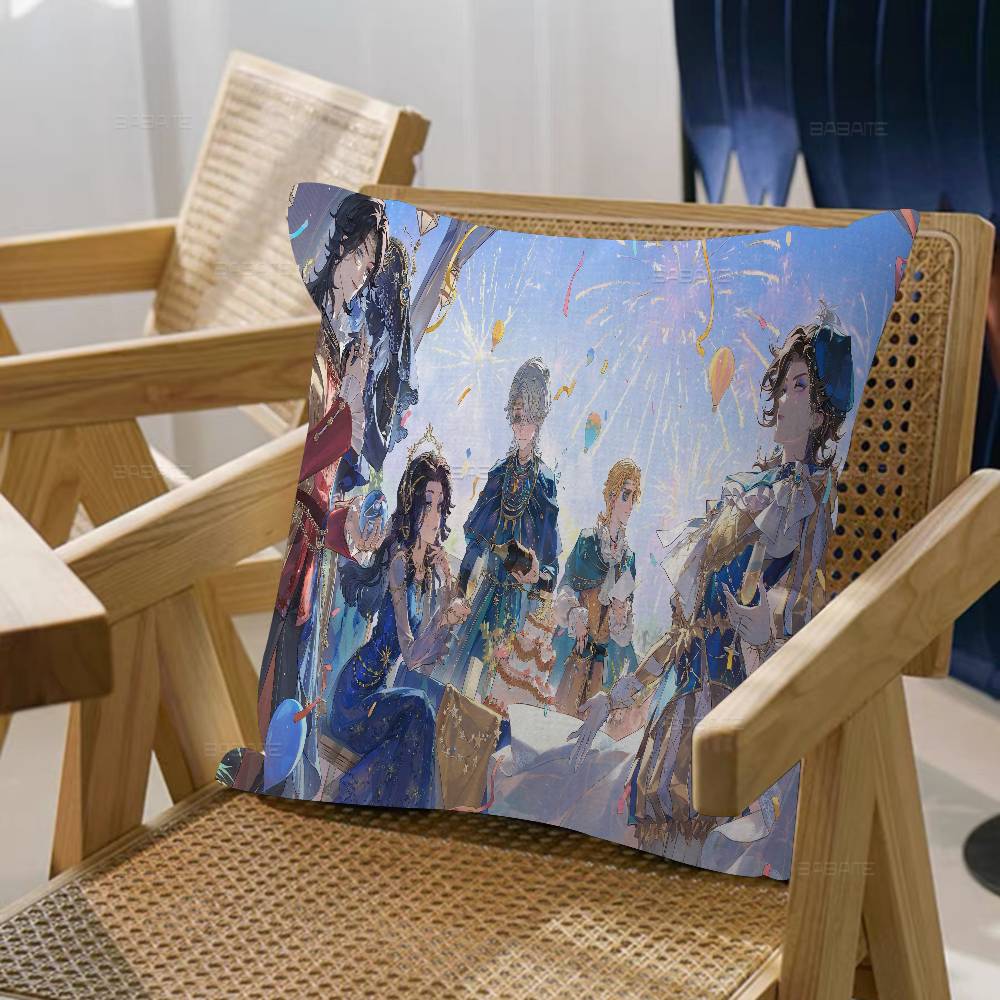 Identity V Chinese Game Pillow Gift Home Office Decoration Bedroom Sofa Car Cushion Cover Case 45x45