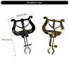 Brass Sheet Music Clip Holder Ergonomic Metal Design Sheet Music Organizer Metal Texture for Horn Trumpet Player