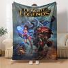 1pc Blanket - League of Legends  Print Design,Lightweight Blanket for Sofa,Bed- Soft &Warm,Gift for All Seasons