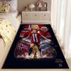 Sportlicher Teppich, Erling Haaland Norwegen 23 WM-Pokal Nummer Poster, Fan-Höhlen-Dekoration, Rutschfeste Matte