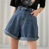 New ArrivalS Open Run Women S Denim ShortS Snap Button pleatS