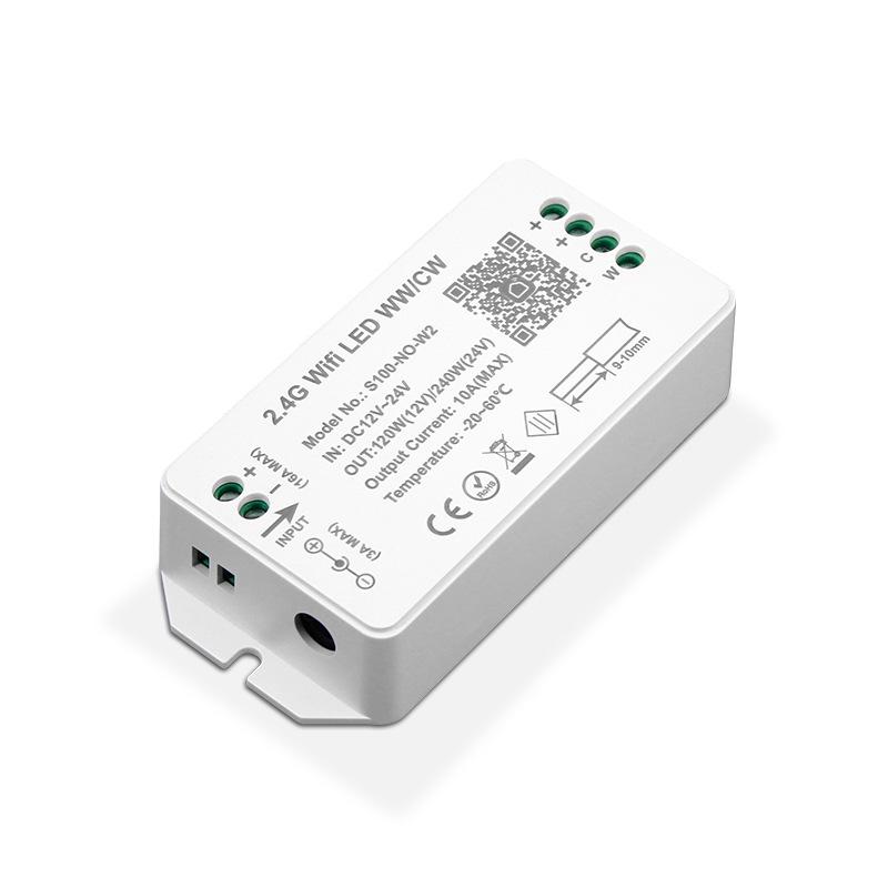 Wi-Fi Light Strip Controller: Dimming, Color Temperature, Remote & Voice Control