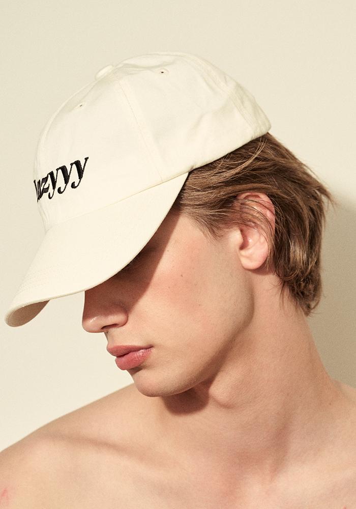 LAZYYY Cap White