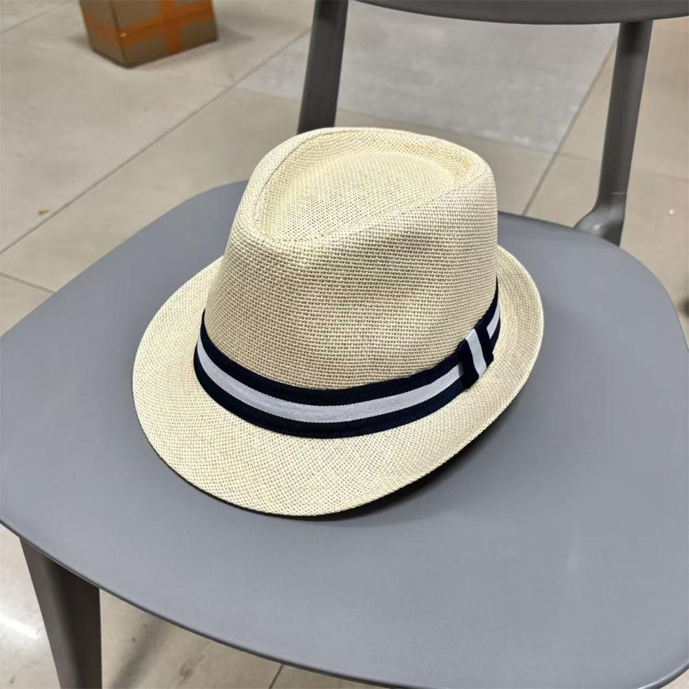 Gentleman's Beach British Top Hat Men's Hat Jazz Trend Hat Travel Hat French Straw Hat Sun Hat Summer