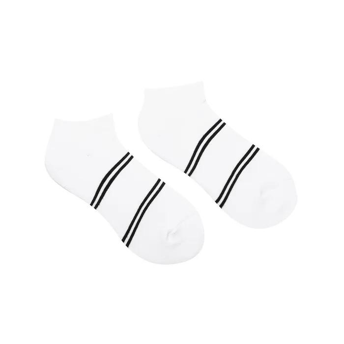 Stripe Short Socks_White (Men)