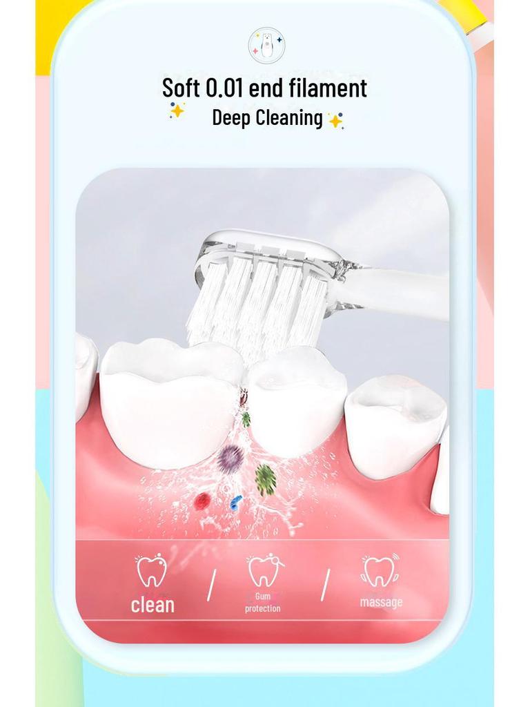 Beinuo Kids' Sonic Electric Toothbrush - Smart, Rechargeable, Automatic