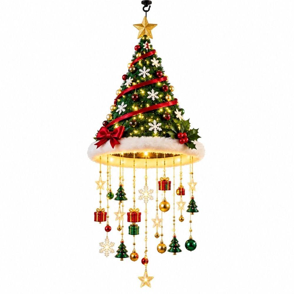 Warmer LED-Christbaum-Hängeleuchter Christbaum-Hängedekoration Feiertagsdekoration