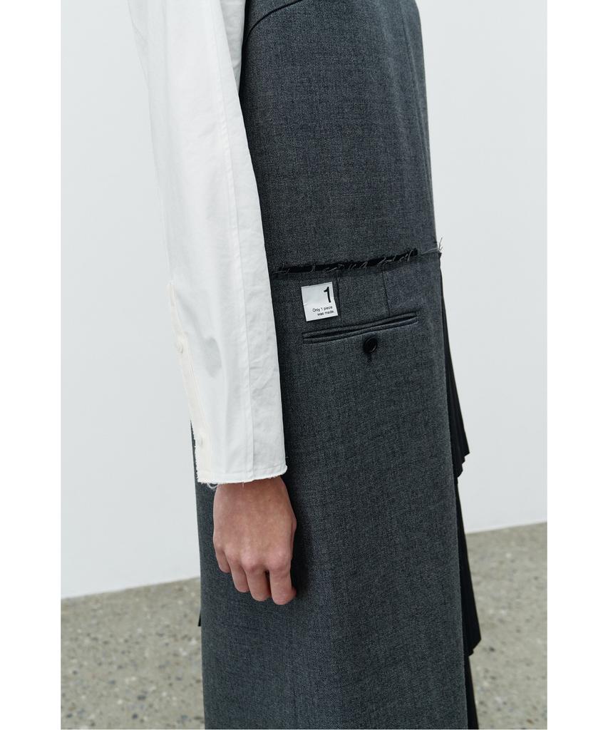 Recorde Pleats Layered Sleeveless Dress Rqdaa25540Gyx