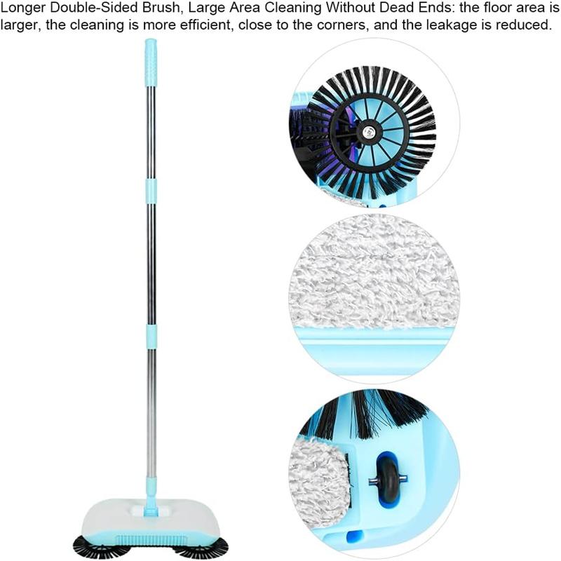 Kombination aus Besen und Mopp, Handschiebeschaufel, Haushaltsbesen und Kehrschaufel-Set, Boden-Zauberbesen, Haushaltsreinigungswerkzeuge, Kehrmaschine