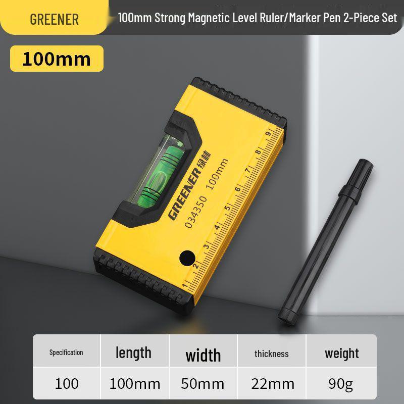 High Precision Magnetic Spirit Level Inclinometer - Aluminum Angle Square Tool
