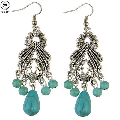 Vintage Bohemian Style Long Tassel Earrings Fashion Women Jewelry Accessories Ethnic Drop Earrings