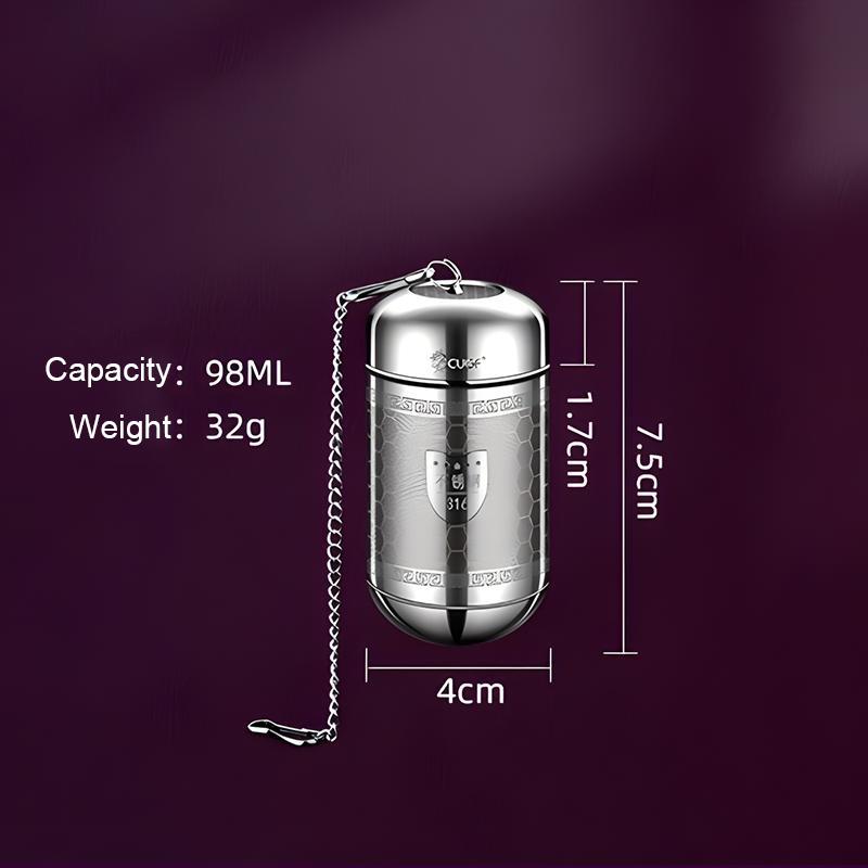 

WIKHOSTAR Чайник-заварник Чайный фильтр Нержавеющая сталь 316 Специи Чайный шарик Ситечко Травяной фильтр Кухонные аксессуары для чаепития S