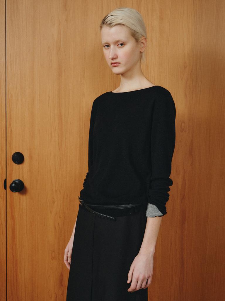 Reply Boat Neck Pullover_Black