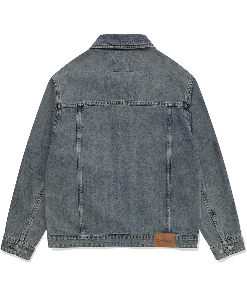 COVERNAT Denim Trucker Jacket Blue