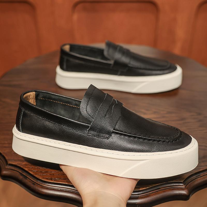 Fashion Casual Style Driving Shoes Fashion Outdoor Lazy Loafers Handmade Men's Slip on Shoes Spring Summer Male Casual Flats Moccasins