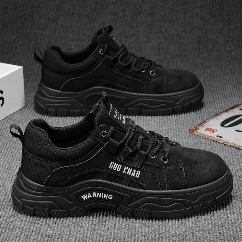 Men's shoes autumn new casual shoes fashion outdoor tooling shoes trend lace-up low-top shoes personalized student sports shoes