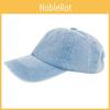 Cotton Denim Stylish Baseball Cap Wide Brim Sun Protection Hat For Teens Women