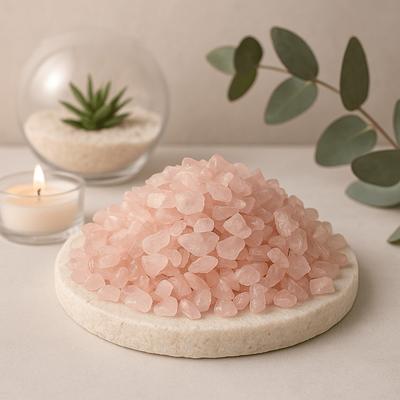 Rose Quartz Crystal Chips 1 Kg