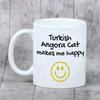 Turkish Angora - Cat Mug, Cheerful Mug for a Dog Lover, Personalized Gift from the Art-Dog Brand