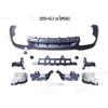 Compatible Rear Lip Tailpipe Dual Exhaust for 15-22 Mercedes-Benz GLC AMG GLC43/63