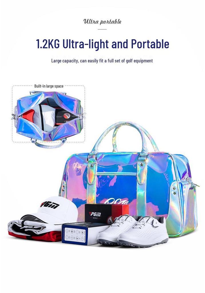 Korean Style Women's Golf Clothing Bag - Colorful On-Course Fashion Accessory
