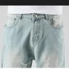 Calça Jeans Simples Jovem Masculina Jeans Solta e Confortável Calça Reta Masculina