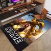 Custom Bumblebee Mat Personalized Name, Polyester Washable Indoor Entryway Rug, Gift for Christmas, Easter, Thanksgiving Day