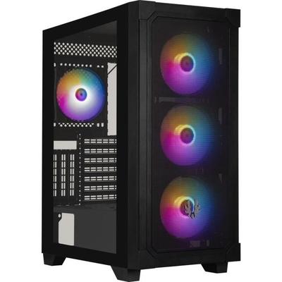 PC-Gehäuse - BITFENIX - Graph ARGB - Mid-Tower - ATX - Schwarz - 4 A-RGB-Lüfter