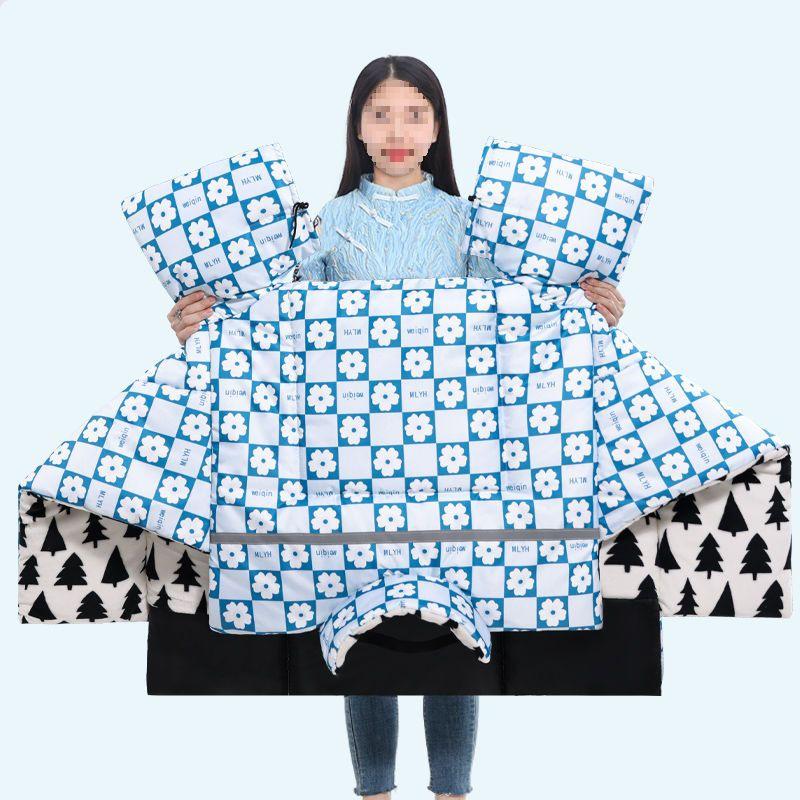 

Plush Thickened Windproof Waterproof EV Windshield Quilt - Warm & Cold-proof Cover for Spring-Autumn