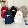 School Bag Female Ins Mori Versatile High-value Student Backpack Large-capacity Korean Version of Junior High School Students Backpack