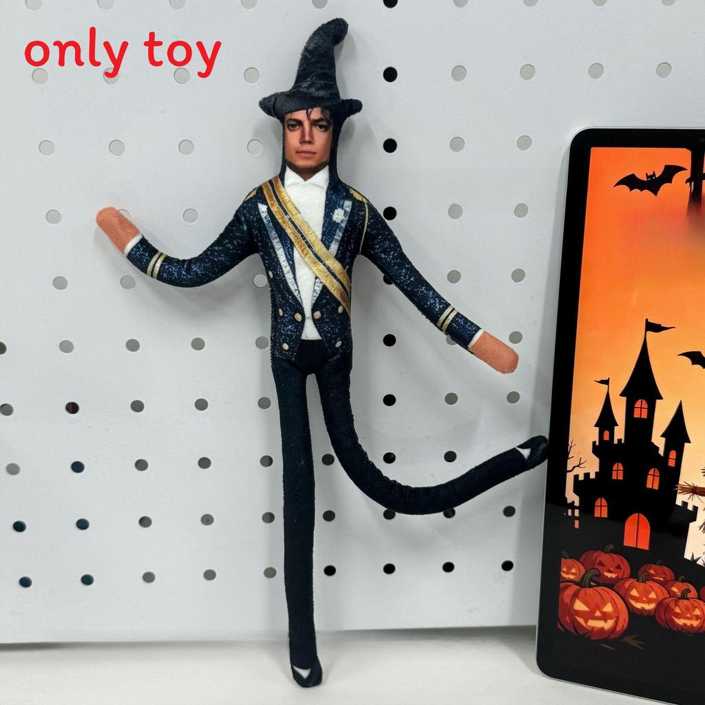 Michael Jackson Halloween Plush Doll With Skeleton Frame For Collectors
