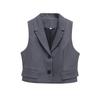 2025 Spring Women's Slim Fit Commuter Vest with Flap Detail
