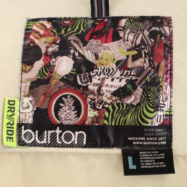 BURTON snow board Jacket L gold Women Used