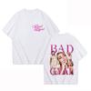 HOT Singer Bad Gyal La Joia Maglietta con Stampa Tour Album 2025 Moda Tendenza Estetica Maglietta Casual Cotone Unisex