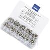 600Pcs Hex Screw Set 304 Stainless Steel PanFlat Head Boxed Hardware Accessories