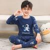 Teens Pajamas Long Sleeve 100% Cotton Pyjamas Big Kids Clothes Sets Children Boys Sleepwear Pajamas for Girls 6 8 10 12 14 Years