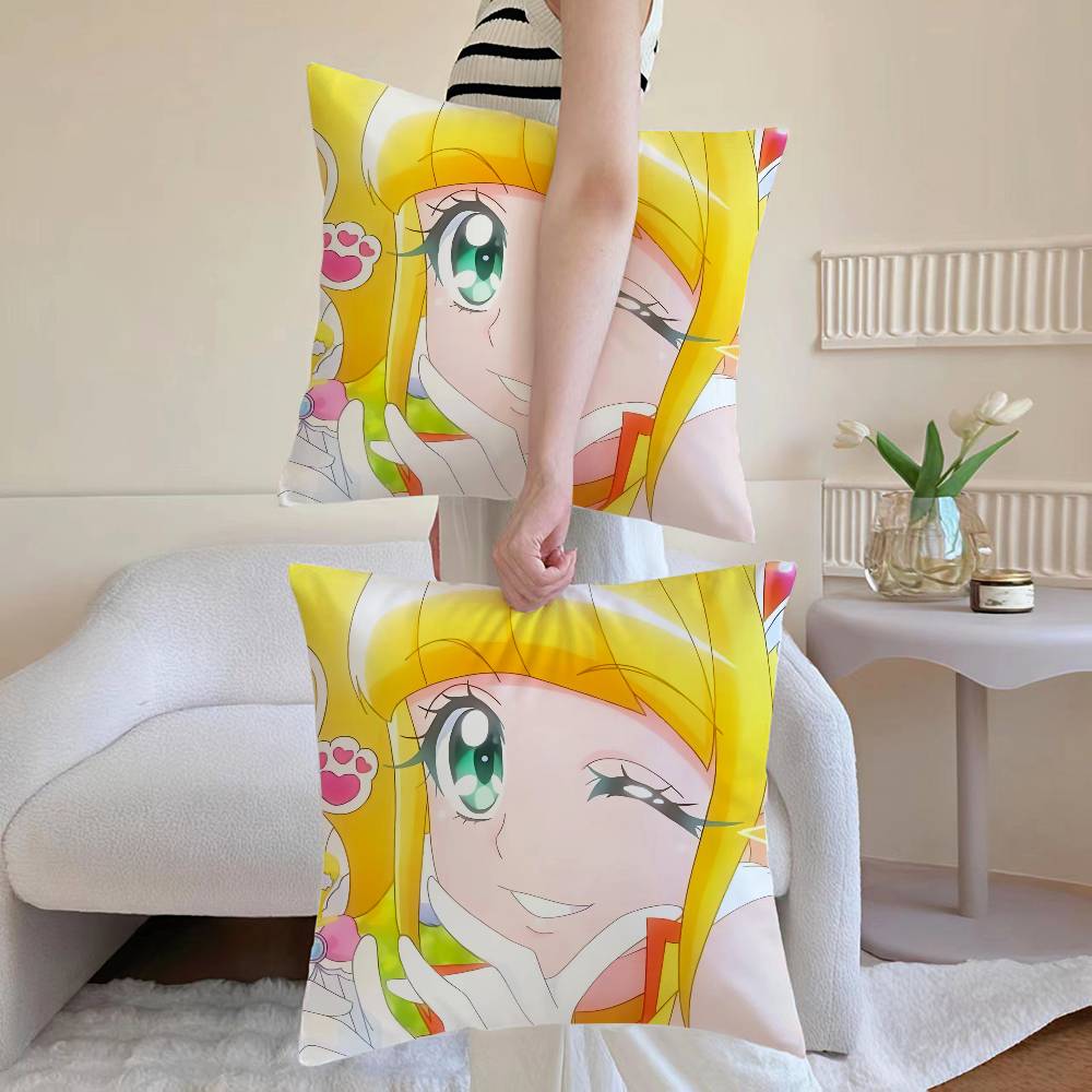 

H-Hiramitsu Hinata Pillow Case Sofa and Living Room Decorative Cushion Covers Dust-proof and Mite-proof Invisible Zipper 12x12Inch