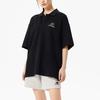 New Balance Casual Polo T-Shirt Asia Sizing 'Black White' Men's 5FD26161-BK