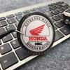HONDA Motorcycle Decoration Crystal Stickers 3D Stereo Round Personality Carbon Fiber Decals for Honda Racing Fuel Tank Stickers akd256