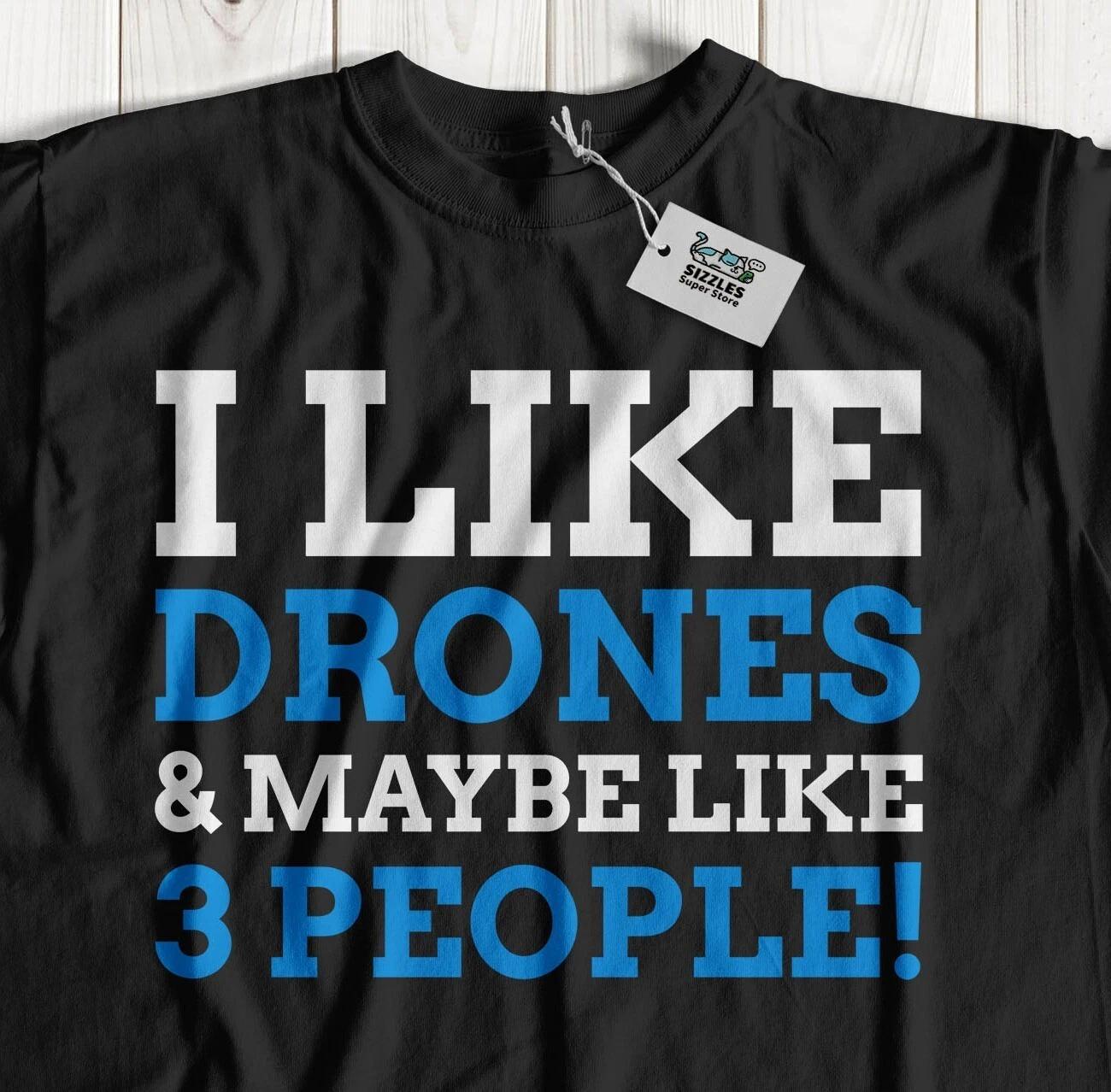 Unisex Funny Drone Operator T-Shirt Drone Pilot & Drones Controller Gifts M