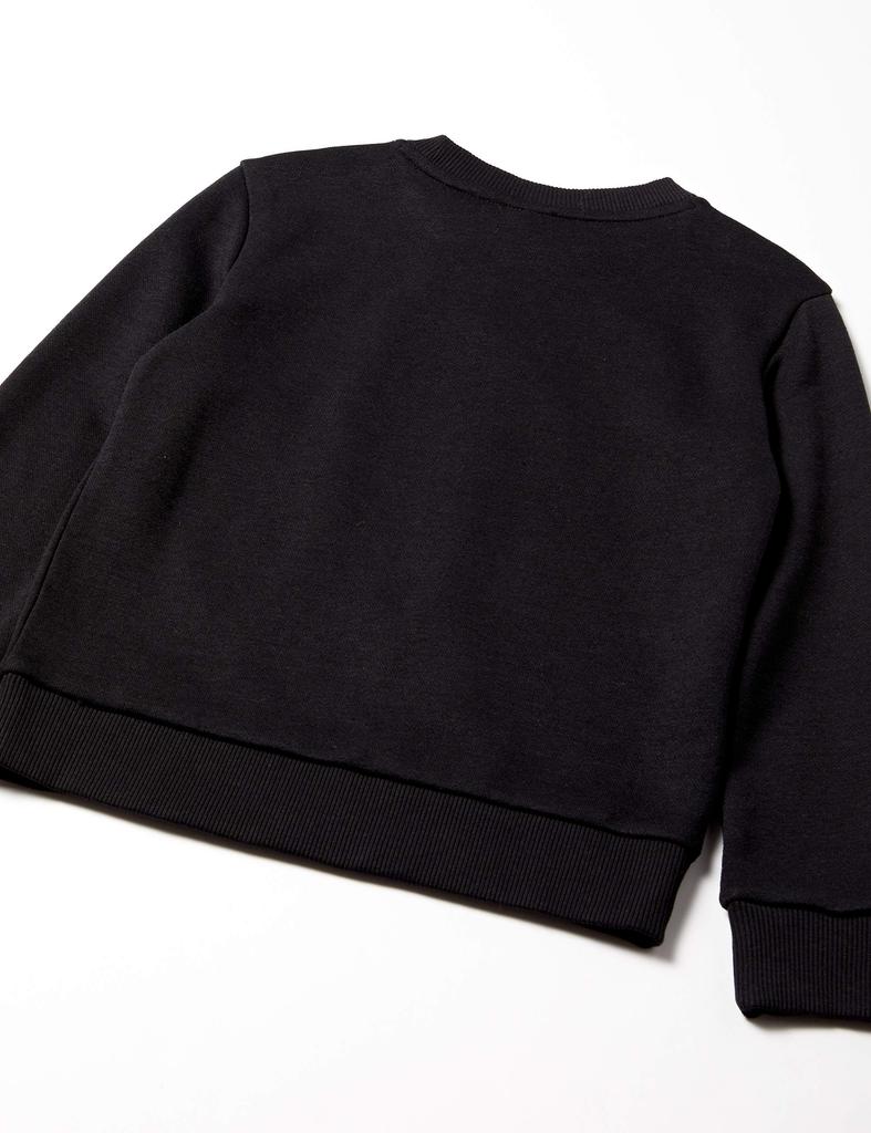 [Adidas] Sweatshirt Kids Crew Training Sweatshirt BlackWhite (GN4029) Equivalent To Japanese Size 130