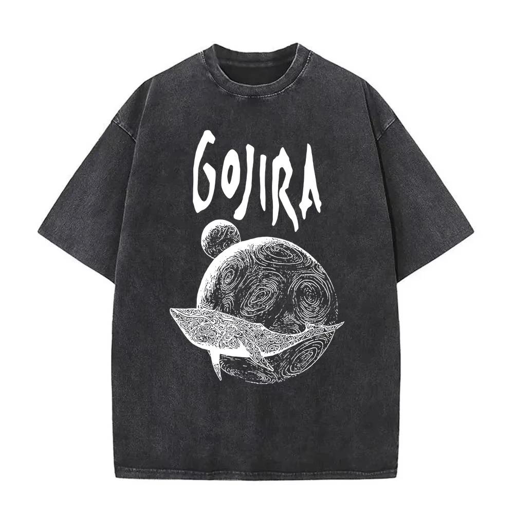 

Gojira Дерево Життя Вінтажний Чорний Оверсайз Футболка з Графікою Кислотного Прання | Вуличний Одяг для Фанатів Прогресивного Метал-Гурту Мерч Футболка XXL різнокольоровий