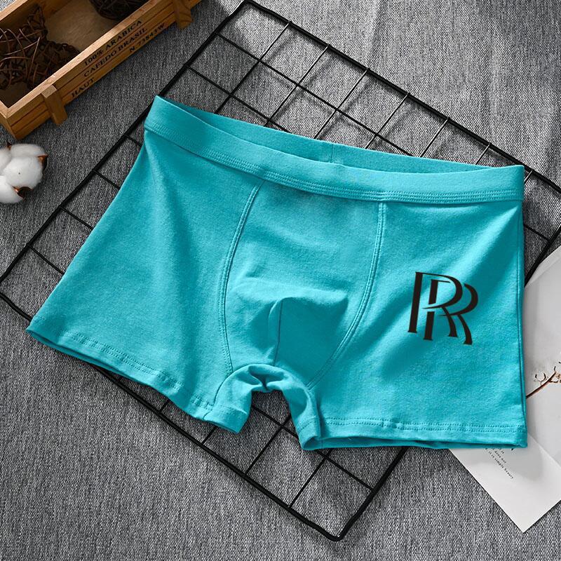 Men's Black Boxer Briefs - New 2025 Style, Loose Fit, Pure Cotton for Autumn/Winter