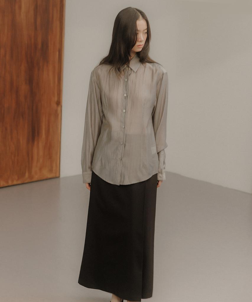 Oeoseoul Maxi Wrap Skirt [2 Colors]